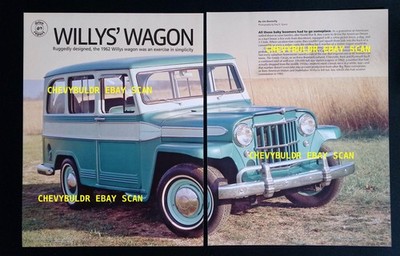 1962 Willys Wagon Info Article ''Ruggedly Designed, The 1962....'' Survivor