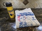 NWOT Boeing ROSIE THE RIVETER Zip Front Jacket Hoodie Sz M + New Drink Tumbler — photo 1