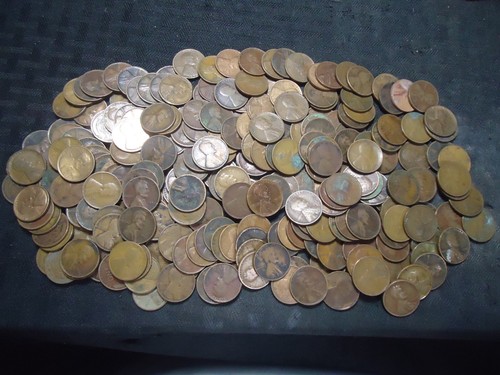 HUGE LOT 370 Coins! cull 1920's 1920-29 Lincoln wheat cents NR/COMBINE SHIPPING!