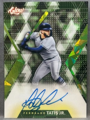 2021 Super Glow Ice Autographs Green #ICE-FT Fernando Tatis Jr. /23