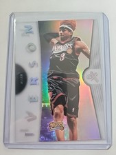 2006-07 Allen Iverson Fleer EX #29 Acetate Refractor Like Card 76ers