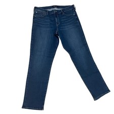 GAP Denim Classic Straight Dark Wash Jeans Women's Size 16 33 Long