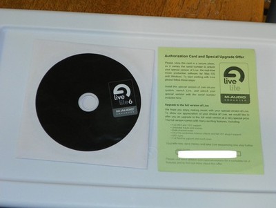 Ableton Live Lite 6 With Install DVD and Product Key
