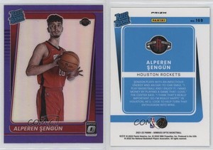 2021-22 Panini Donruss Optic Rated Purple Prizm Alperen Sengun #169 Rookie RC