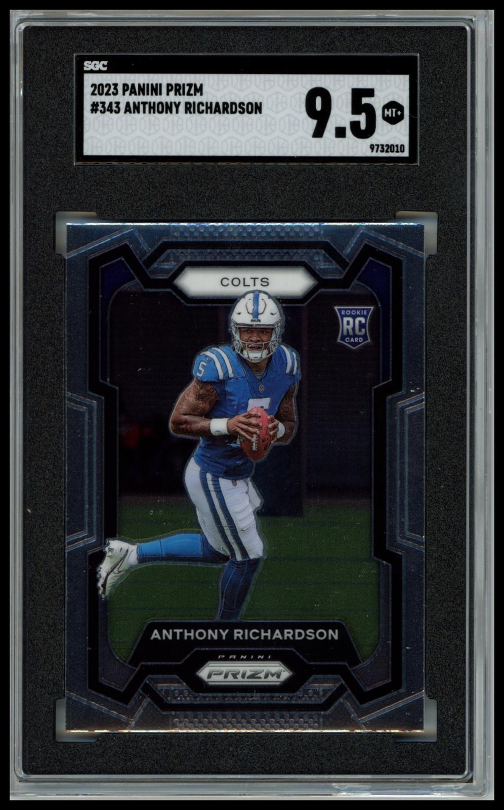 Anthony Richardson 2023 Panini Prizm #343 SGC 9.5 Rookie