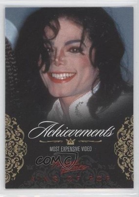2011 Panini King of Pop Achievements Michael Jackson Most Expensive Video 0a1