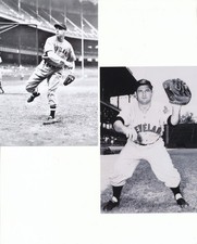 bob feller,early wynn,bob lemon,herb score 5 4x6 photos indians