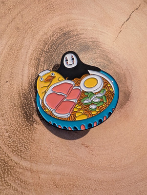 Studio Ghibli harte Emaille Pin Spirited Away kein Gesicht Ente Spirit Ramen Anime Geschenk