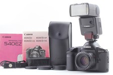 w/ Strap Top MINT   Canon EOS-1N 35mm Film Camera EF 50mm f/1.8 II Lens JAPAN
