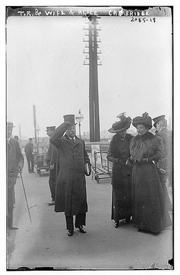 Theodore Roosevelt,Edith Carrow,wife,Alice Roosevelt Longworth,Cambridge