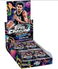 2025-26 TOPPS COSMIC CHROME BASKETBALL FACTORY SEALED HOBBY BOX PRESALE CONFIRM