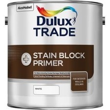 Image of Dulux Trade All Purpose Primer Wood Aluminium & Stain Block Surface 1L 2.5L