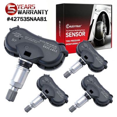 4PCS Tire Pressure TPMS Sensor 42753SNAA830 For HONDA INSIGHT 2010-2014
