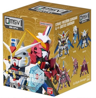 QMSV mini STRIKE FREEDOM GUNDAM & INFINITE JUSTICE GUNDAM 1 BOX(8