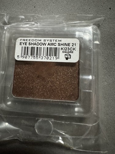 Shade 21 INGLOT Freedom System Eye Shadow Brown Shine Glitter Square - Picture 1 of 2