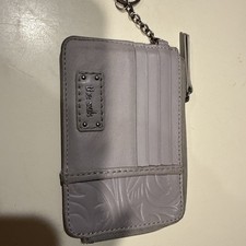 The Sak Gray Leather Wallet
