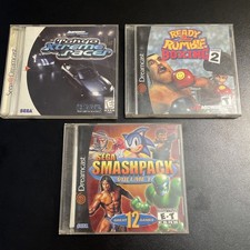 Dreamcast Lot! Ready 2 Rumble Boxing, Tokyo Xtreme Racer, Smashpack, CIB REGCARD