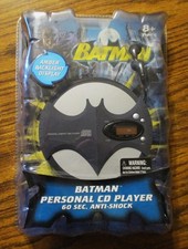 Vintage BATMAN Personal CD Player Anti-Shock 2005 Kids Station Toys SMK6018 DC