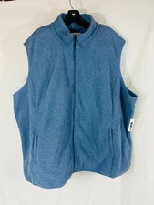 Amazon Essentials 5X Women's Classic-Fit Blue Sleeveless Polar Soft Fleece Vest