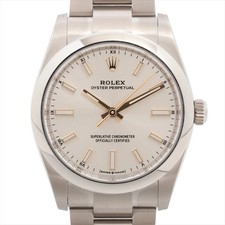 Rolex Oyster Perpetual 34 124200 SS SS AT Silver-Face
