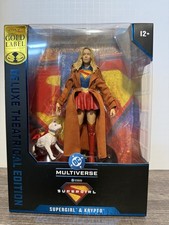 MCFARLANE DC MULTIVERSE  DELUXE THEATRICAL EDITION SUPERGIRL & KRYPTO SEALED NIB