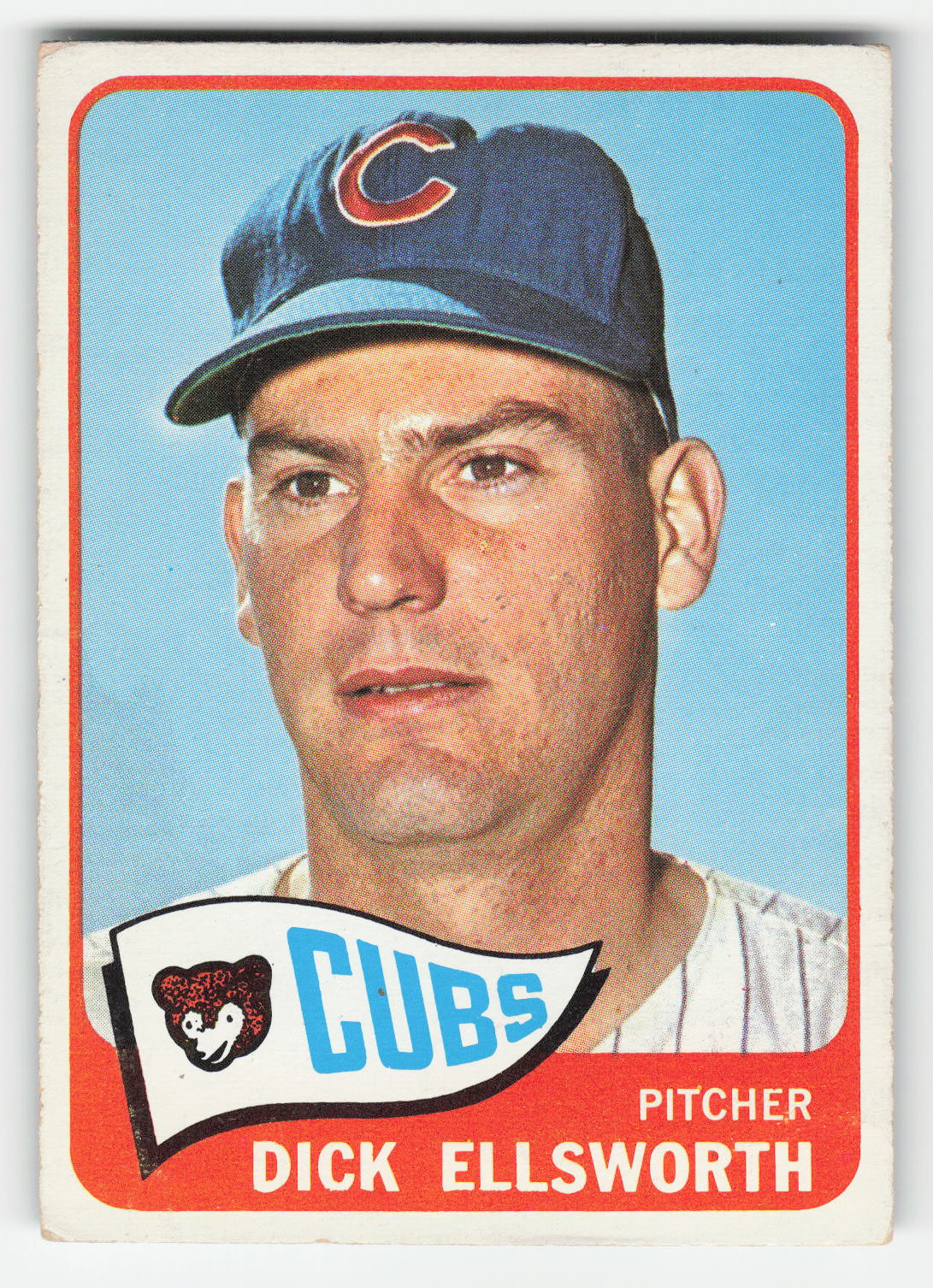 Dick Ellsworth 1965 O-Pee-Chee #165 Chicago Cubs GD