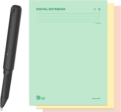 Neo Smartpen Dimo Digital Pen Sync with Smartphone Black Digital Notebook Set