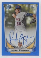 2014 Bowman Chrome Prospect Blue Refractor 40/150 Robert Gsellman Auto 10lj