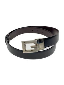 Ceinture GUCCI cuir noir uni homme 211563 1766 85 34 Occasion
