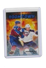 2025-26 Upper Deck Series 2 Boomtown Speckle Josh Manson #BT-9
