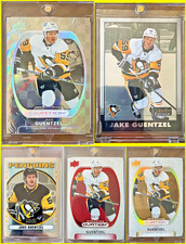 Jake Guentzel 5 Card Lot Ovation Gold /250 Red /100 OPC Platinum Parallel NHL