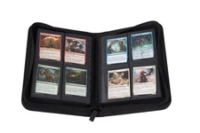 Pro Safe 4-Pocket Zippered PRO-Binder Album BLACK