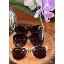 Unbranded Oversized Fashion Sunglasses Set of 3 Beach Cruise Summer Style