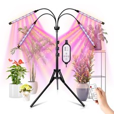 LED Grow Lights for Indoor Plants Full Spectrum with 15-63 inches Adjustable ...