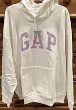 New With Tags Gap Hoodie XXL White Ivory Pullover Fleece Sweatshirt