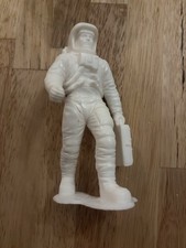 Vintage 1970 Marx 6" Astronaut White Plastic Playset Figure