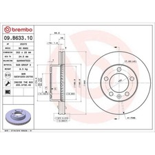 Disque de frein Nissan INTERSTAR