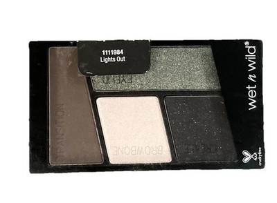 Wet n Wild Color Icon Eyeshadow Quad, # 338 Lights Out NEW-Free Shipping