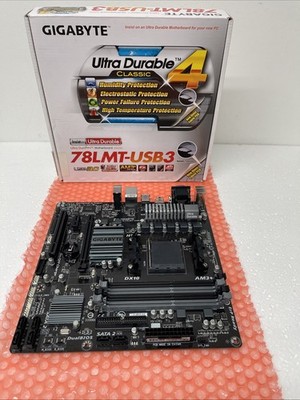 GIGABYTE GA-78LMT-USB3 R2 AM3+ DDR3 Motherboard For Parts Sold As-IS