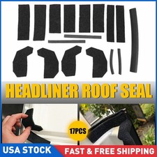17pcs Interior Parts Hard Top Seal Kit 68026937ab For Jeep Wrangler Jk 2007-2018