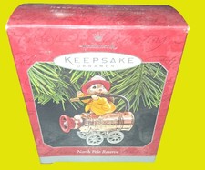 Hallmark Keepsake Ornament North Pole Reserve Handcrafted Dated 1998 Collectible