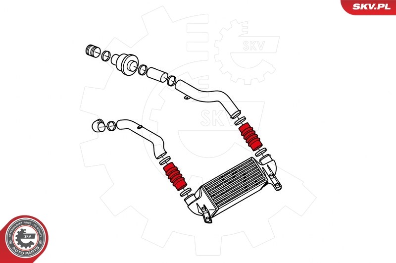 Fits SKV GERMANY 24SKV759 TURBINE HOSE 24SKV759/#677 FORD FOCUS FOCUS ⭐UK Stock⭐