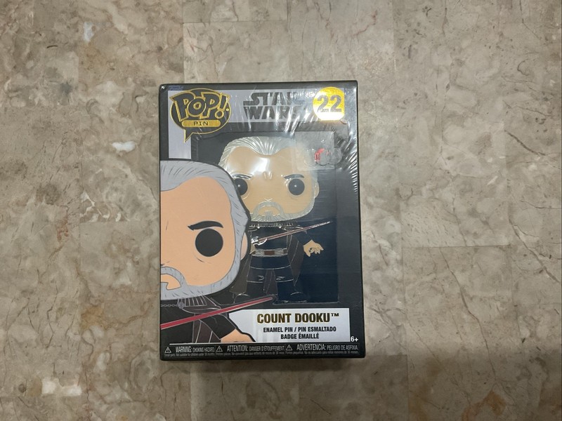 Funko POP! Pins: Star Wars Count Dooku Enamel Pin # 22