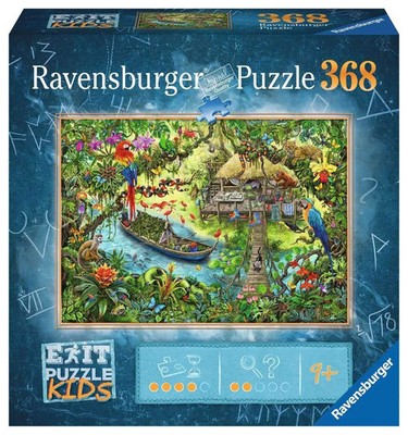 Ravensburger Exit Puzzle Kids Dschungel 368 Teile Escape Room Spiel Kinder
