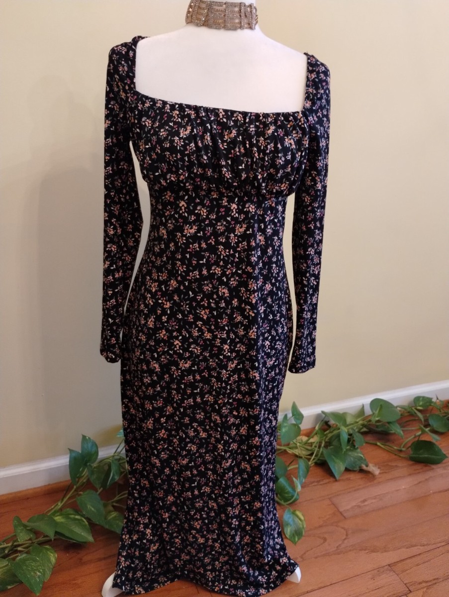 Lush Black Dress For Women - Size S - Floral Design - NEW WITH TAG!! | eBay