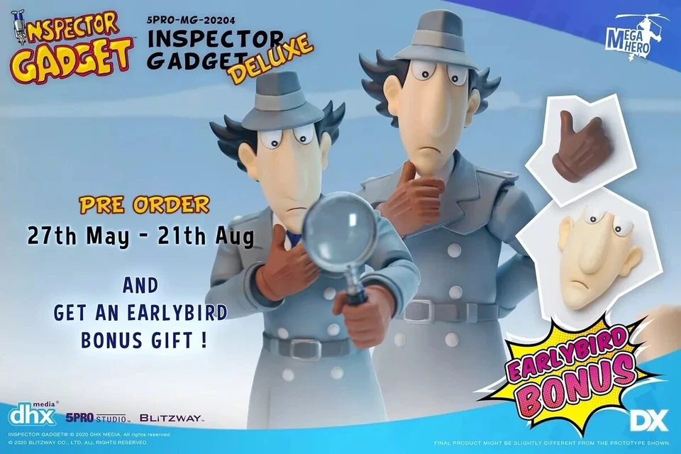 Blitzway x 5PRO Studio 20204 1/12 Inspector Gadget DX Version Collection Figures - Image 2 of 4