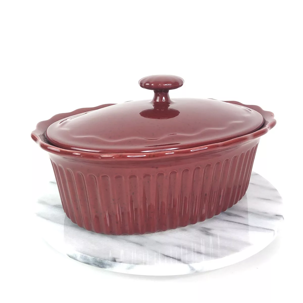 Paula Deen Stoneware Baking Dish w Lid 11