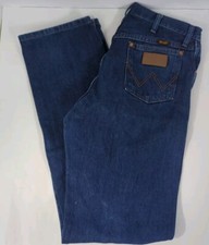 True Vtg Wrangler 13MWZPW Blue Jeans Original Cowboy Fit 33 X 36