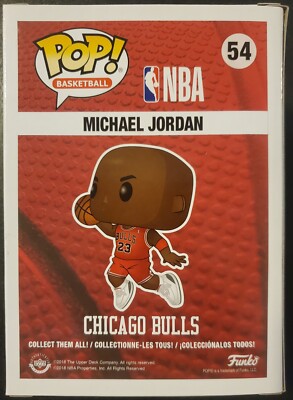 MICHAEL JORDAN FUNKO POP! NBA CHICAGO BULLS 54 AIR 23 JERSEY SLAM