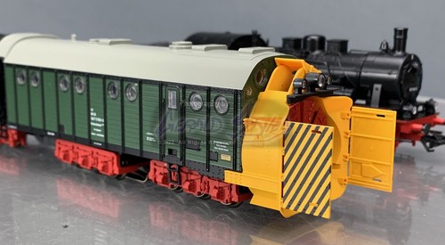 HO Märklin 26833 BR 55 DB Snow Clearing Train w/Rotary Steam Snowplow HO1734 - Picture 6 of 11